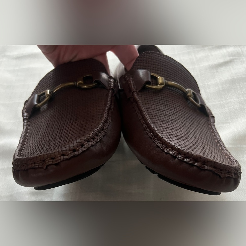 Madden Men's Brown Loafers Size 10 - Picture 6 of 9